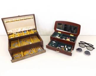 2 Jewelry Boxes of Costume Jewelry
