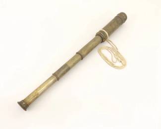 Antique 17" WORKING Brass Telescope 
