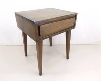 RARE Mid Century Modern Conant Ball Wood End Table/Night Stand
