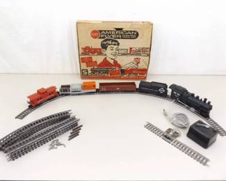 Vintage American Flyer S Gauge Train Set with Original Box
