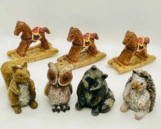 (9) Adorable Candles featuring Rocking Horses, Owl, Hedgehog, Squirrel & More
