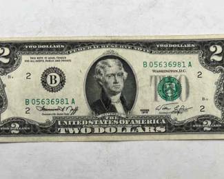 1976 Two Dollar Bill
