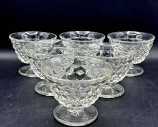 (6) Fostoria Sundae Dishes
