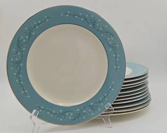 (12) Minuet Syracuse China Dinner Plates
