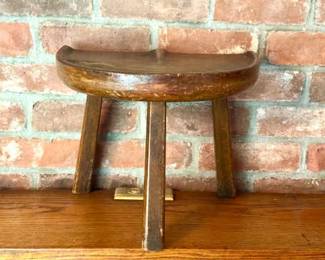 Antique Primitive Milking Stool
