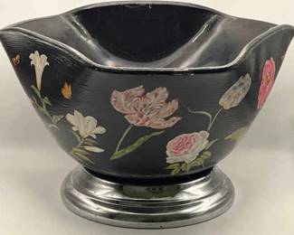 6” Handpainted Footed Bowl
