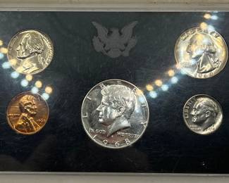 1968 United States Proof Set feat. Silver Kennedy Half Dollar
