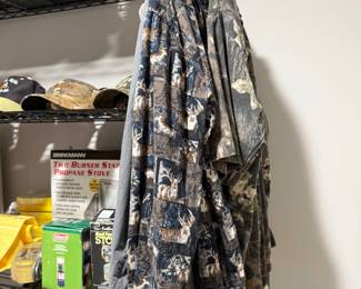 Hunting camouflage shirts.