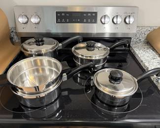 Vintage Saladmaster cookware. Stainless Steel.
