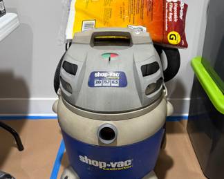 Shop-Vac wet ⁄ dry vacuum.
