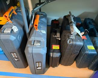 Various power tools.