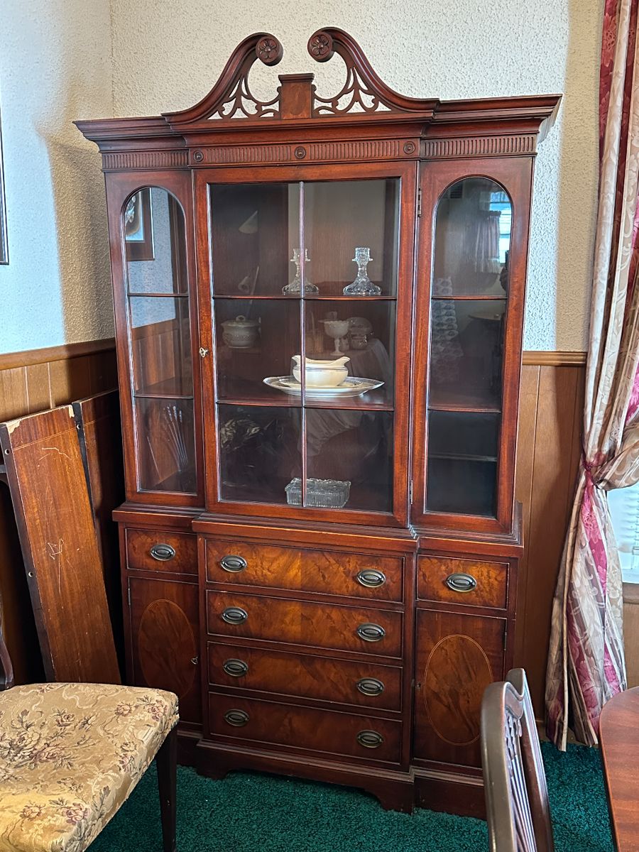 Antique Berkey & Gay china cabinet