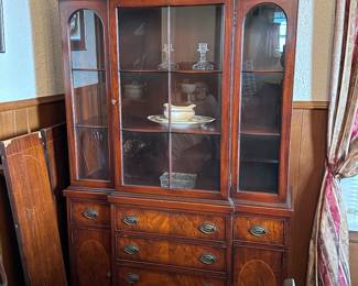 Antique Berkey & Gay china cabinet