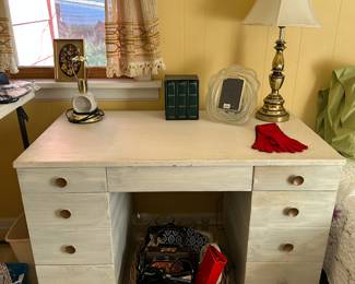 Small painted wood desk