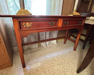 Wood sofa table