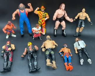 Assorted Wrestling Action Figures