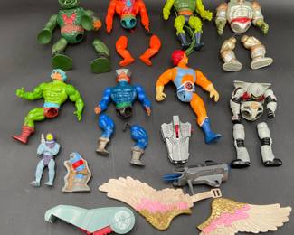 1980's MOTU Master of The Universe & Thundercat Action Figures