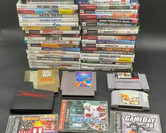 Assorted Video Games (Wii, PS2, XBOX Etc.)