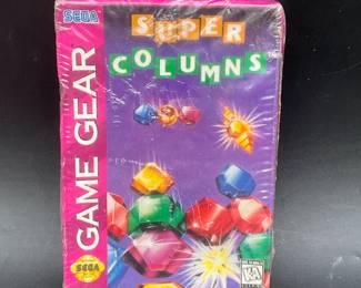 Sealed Super Columns Sega Game Gear Video Game