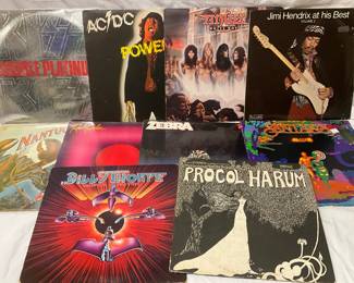 Hard Rock LP Record Albums