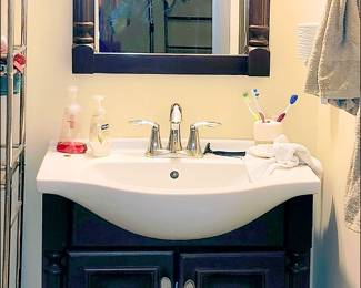 Mirror and Sink Vanity