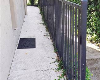 More metal fencing
