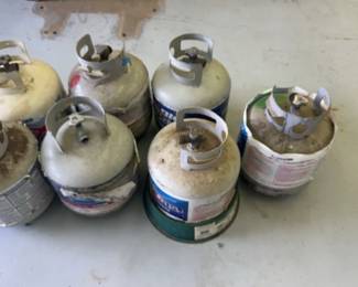 Empty Propane Containers