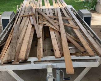 Lot Of Miscellaneous LumberTrailer not included