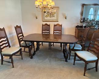 Hurwitz Mintz 1971 Dining table and chairs - excellent condition! Table has leaf included.