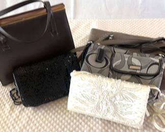 Vintage Alligator Handbag Beaded Purses