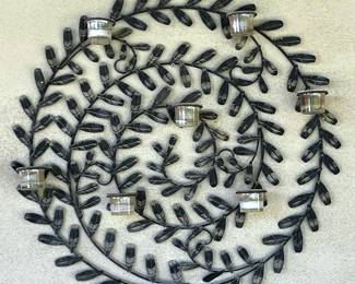 Metal Wall Candle Holder