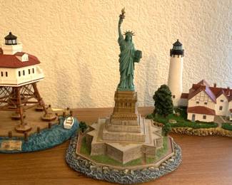 Lady Liberty,Drum Point, Point Iroquois Model Displays WOrig Boxes
