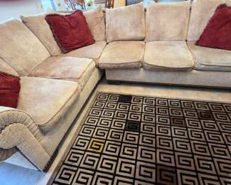 2 Piece Sectional With Pillows