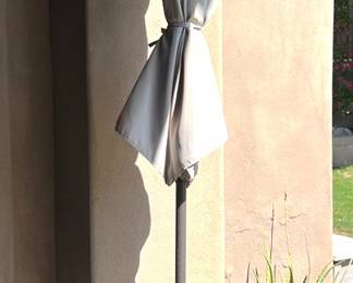 7 Tan Patio Umbrella