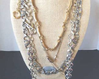Gold and Silver Tone Belts