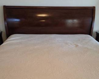 Cherry Tone King Sleigh Bed