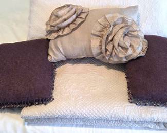 King Coverlet With Decorative Pillows