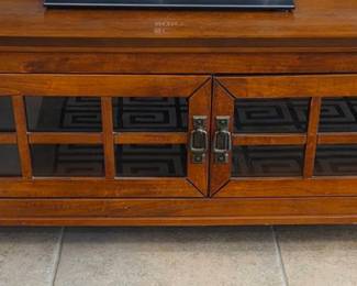 Glass Door TV StandCabinet