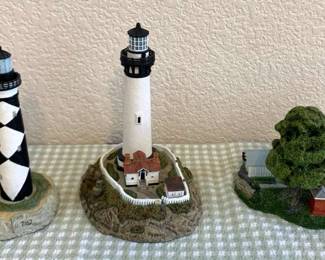 Pigeon Point More Lighthouse Decor wOrig Boxes