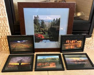 6 Framed Landscape Photos