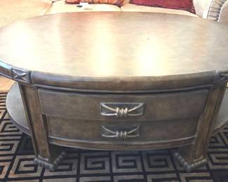 Leather Look Coffee Table