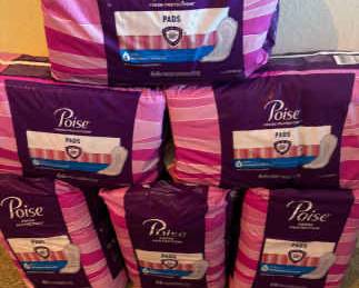 6 X 66 Poise Pads 4 Reg