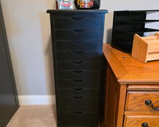 (49) Black Multi-Drawer Rolling Chest 16"Wx15"Dx43"H $70