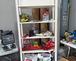 (54) Wood Shelving 33"Wx12"Dx74"H $50