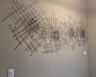 (43) 4pc "Curtis Jere Style" Abstract Wall Art 140"x35" $495