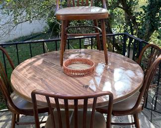 MCM table & chairs