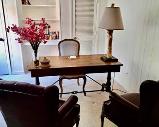 Leather chairs