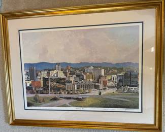 Vintage Chattanooga Shines Print