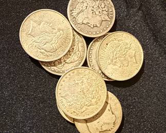 Morgan & Peace Silver Dollars
