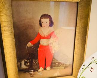 FRANCISCO GOYA'S PAINTING OF MANUEL OSORI MANRIQUE dE ZUNIGA, THE LITTLE RED BOY
